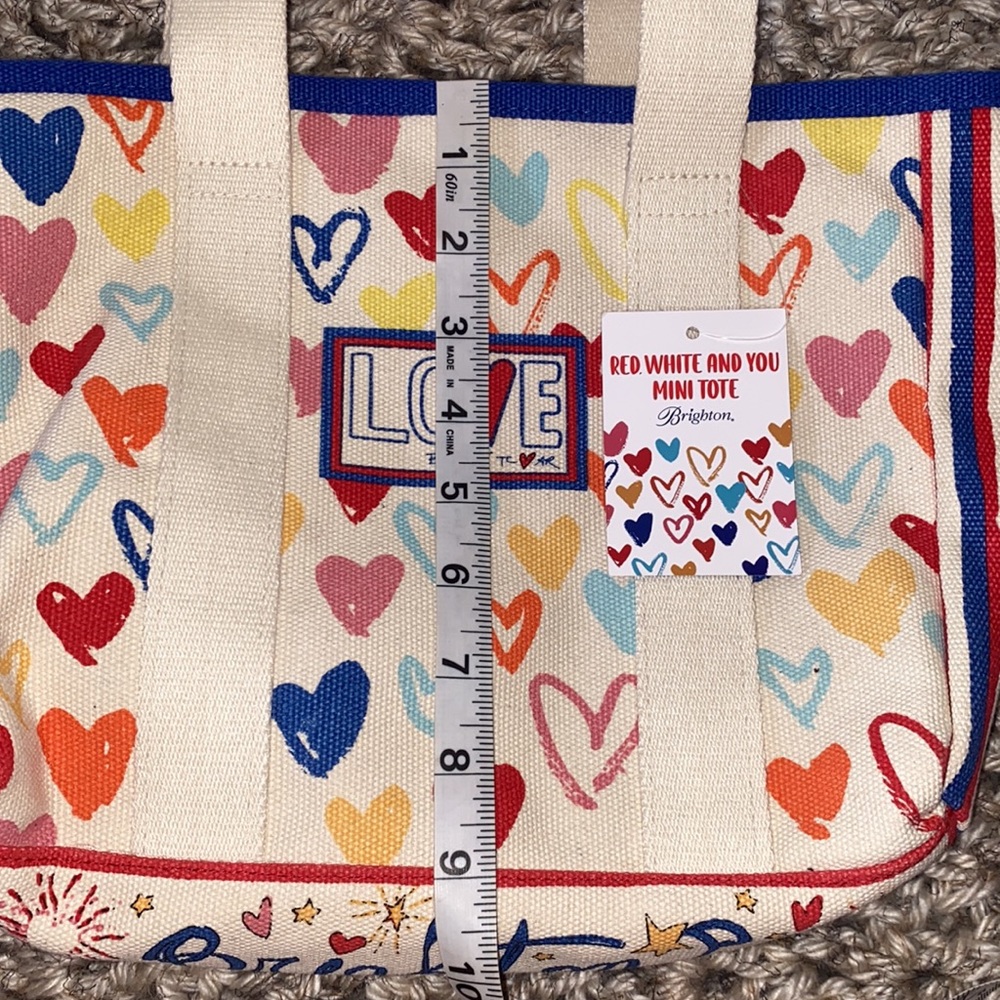 Brighton Red, White, and You mini tote with crossbody strap - Picture 9 of 10